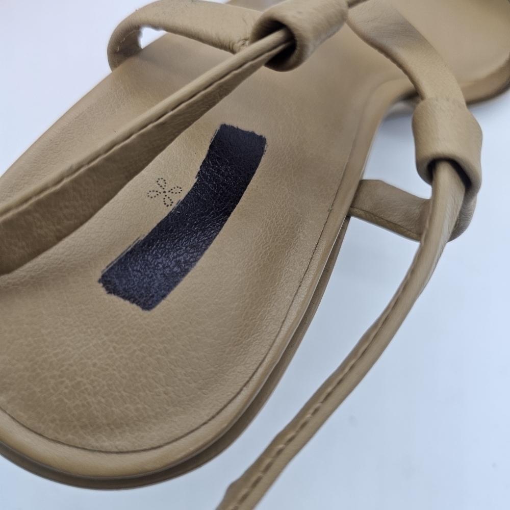 Caslon Paola Wedge Sandals Tan Camel Size 9.5 - Picture 10 of 12